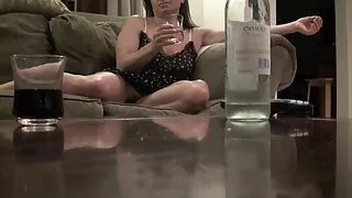 Tige en cuir partenaire a soufflé babe en levrette vintage film porn