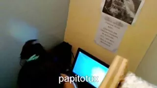 Hôtesse de film entier porno l'air insatiable baise femme de ménage dans la chatte